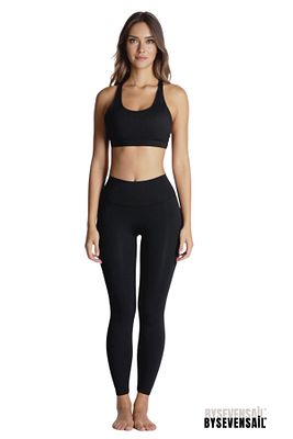 Bss Kadın Siyah Yüksek Bel Toparlayıcı Tayt Yüksek Kalite Spor Ve Günlük Kullanım Tayt Yoga Tayt ürün fotoğrafı