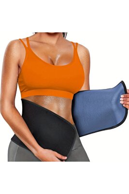%100 Sauna Termal Unisex Bel Korsesi Sıkılaştırma Kemeri ürün fotoğrafı
