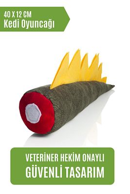 Matatabi - Dino (40X12CM) Bol Sesli, Bol Kokulu Kedi Oyuncağı ürün fotoğrafı