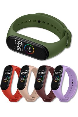 Xiaomi Mi Band 3 Ve 4 Uyumlu 5'li Kordon Seti ürün fotoğrafı