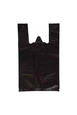 Siyah Hışır Atlet Poşet Market Manav Poşeti Çöp Poşeti Kalın Büyük Boy 1 Kg ürün fotoğrafı