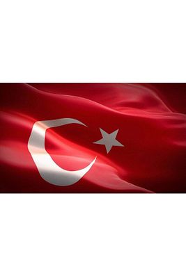 70x105 Cm Kumaş Türk Bayrağı - Bayrak Kumaşı ürün fotoğrafı
