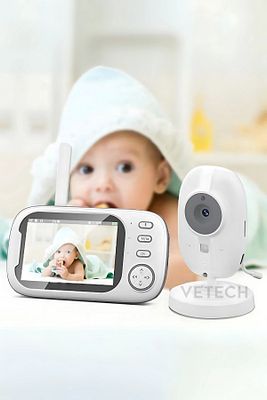 Bebek Kamerası Lcd Ekranlı Gece Görüşlü Bebek Telsizi Bebek Odası Kamerası Monitörü ürün fotoğrafı