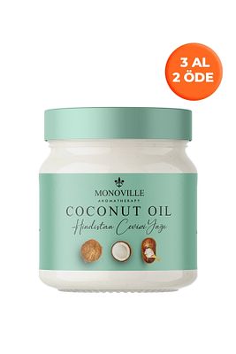 Hindistan Cevizi Yağı 200 ml Soğuk Sıkım %100 Saf ve Doğal (Coconut Oil) ürün fotoğrafı