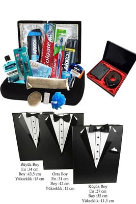 Damat Çeyiz Sandık Nişan Bohça Seti+çeyiz Kutusu / Kolisi 3'lü+ Cüzdan, Kemerseti ürün fotoğrafı