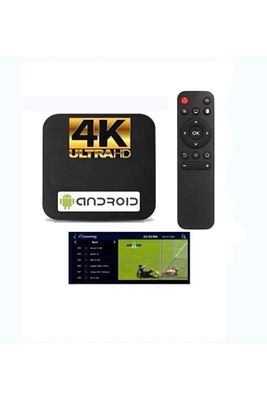 4k Android Tv Box - Ip.tv / Full Paket Yayın - Akıllı Tv Kutusu - Internet Tv / Medıa Player ürün fotoğrafı