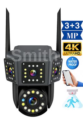 6mp Dahili Mikrofon Ve Hoparlör Iç Ortam Bebek Ofis Ev Ip Kamera Güvenlik Kamerası ürün fotoğrafı