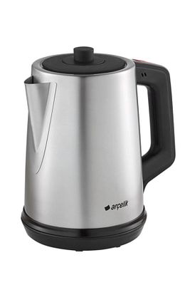 K 3283 In Çelik Demlikli Işıklı Çelik Inox Çay Makinesi. ürün fotoğrafı
