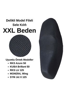Scooter Sele Kılıfı File Siyah Xxl Beden ürün fotoğrafı