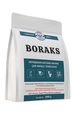 Saf Boraks Toz 2000g 2 Kg Doğal Deterjan Katkısı ürün fotoğrafı