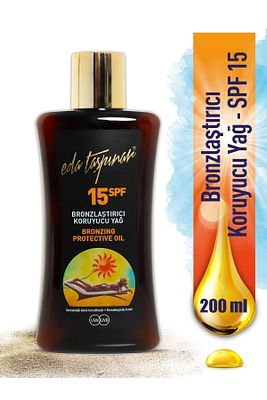 Bronzlaştırıcı Koruyucu Yağ SPF15 200ml ürün fotoğrafı