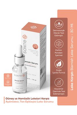 Anti Spot Aydınlatıcı Çift Etki Leke Serumu 30 ml ( Kahverengi Lekeler, Hamilelik Lekeleri ) ürün fotoğrafı