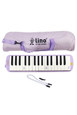 MELODİKA 32 TUŞLU BEZ ÇANTA PASTEL MOR ürün fotoğrafı