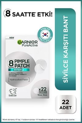 Pimple Patch 22'li Sivilce Bandı / Hidrokolloid Bant / Akne Karşıtı 22li Bant ürün fotoğrafı