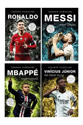 Ronaldo - Messi - Mbappe - Vinícius Júnior Sahanın Yıldızları Poster Kart Sticker ürün fotoğrafı