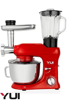 M200 Multi-fonksiyonel 3'ü Bir Arada Döküm Gövde Stand Mikser Kıyma Setli Ve Blender Özellikli 1800w ürün fotoğrafı