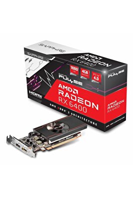 Pulse Radeon RX 6400 4GB GDDR6 64Bit HDMI/DP Ekran Kartı ürün fotoğrafı
