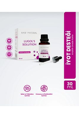 Raw Material Lugol'S Solution Iyot%2 Damla 30 Ml ürün fotoğrafı