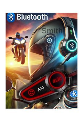 5.3 Bluetooth Su Geçirmez Motosiklet Kask Bluetooth Interkom Intercom Kulaklık Mikrofon ürün fotoğrafı