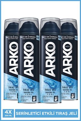 Serinletici Cool Erkek Bakım Tıraş Jeli 4x200ml ürün fotoğrafı