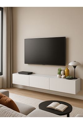 Cercei Tv Ünitesi 180 Cm Beyaz ürün fotoğrafı
