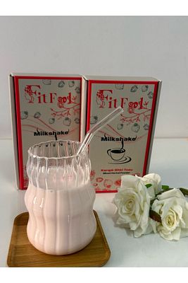 İştah Açıcı Çilek Aromalı Milkshake ürün fotoğrafı