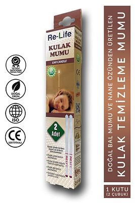 Kulak Temizleme Mumu Çubuğu 1 Kutu (2 Çubuk) ürün fotoğrafı