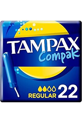 Compak Regular Aplikatörlü Tampon 22 Adet ürün fotoğrafı