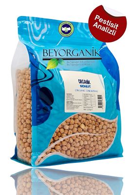 Organik Nohut 2,5kg (PESTİSİT VE AFLATOKSİN ANALİZLİ) ürün fotoğrafı