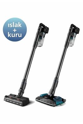 8000 Serisi Aqua Plus Kablosuz Dik Süpürge, 25.2 V, 80 dk'ya Kadar Çalışma Süresi, XC8053/01 ürün fotoğrafı