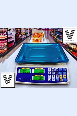 Market Pazarcı Ve Kasap Terazisi 40 Kg Kapasiteli Elektronik Dijital Bakkal ürün fotoğrafı