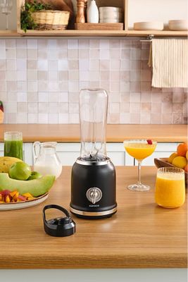 Retro Personal Kişisel Smoothie Blender Black ürün fotoğrafı