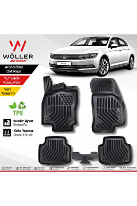 Volkswagen Passat B8.5 B8 Paspas 2015 2023 Arası Uyumlu 3d Havuzlu Paspas ürün fotoğrafı
