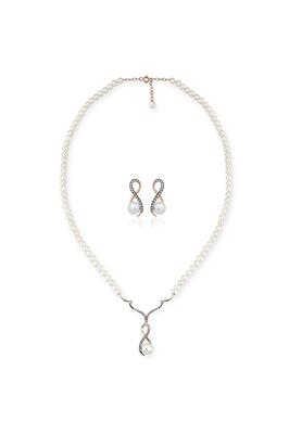 Altın 2'li inci Set ürün fotoğrafı