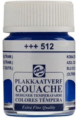 Gouache Jar 16ml Guaj Boya Cobalt Blue Ultramarine / 512 ürün fotoğrafı