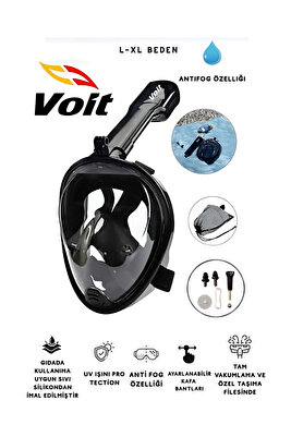 Fullface Voit Tam Yüz Dalış Maskesi Şnorkel ürün fotoğrafı