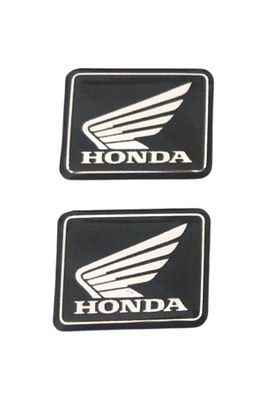 Honda Kare Küçük Universal Siyah-gümüş Damla Stiker 2'li ürün fotoğrafı