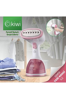 Yeni Nesil Ksı 6450 Portatif Buharlı Kırışık Giderici Dikey Ütü 1200w - Pembe ürün fotoğrafı