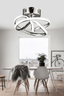 Vino Riserva Model Krom Kaplama Metal Salon Mutfak Oturma Yatak Odası Modern Led Plafonyer Avize ürün fotoğrafı