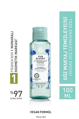 Hassas Cilt, Lens Kullanımına Uygun, Rahatlatıcı, Prebiyotik Göz Makyaj Temizleyici-Pur Bleuet-100ml ürün fotoğrafı