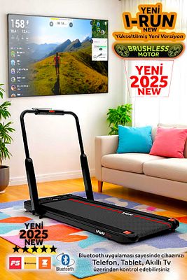 Irun New Koşu Bandı, Bluetooth Uygulamalı, 12km Hız, Uzaktan Kumanda, Sıvı Silikon Hediyeli ürün fotoğrafı