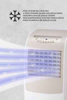 VN11 130w Uzaktan Kumandalı İyonizer Hava Soğutucu Nemlendirici ve Temizleyici ürün fotoğrafı