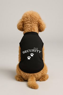 Yeni Sezon Köpek Ve Kedi Kıyafeti - Siyah Security ürün fotoğrafı