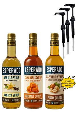 Şekersiz Sugar Free Vanilya*karamel*fındık Aromalı Kahve Şurubu 750 Mlx3 Adet ürün fotoğrafı