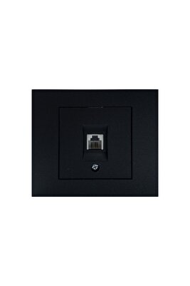 Grano Siyah Numeris Telefon Prizi Çerçeve Dahil ürün fotoğrafı