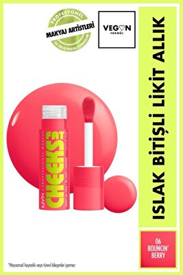 Fat Cheeks Islak Bitişli Likit Allık - 6 Bouncin' Berry ürün fotoğrafı