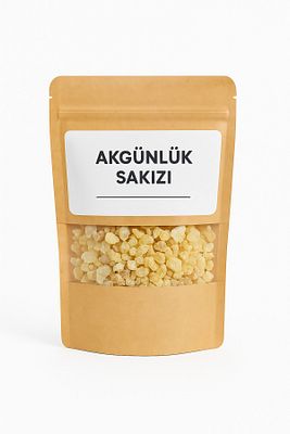 Akgünlük Sakızı 50 gram Buhur Ak Günlük Reçine Günlük Bitkisi Boswellia Serrata ürün fotoğrafı