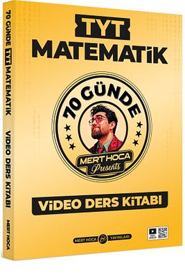 2026 Mert Hoca 70 Günde Tyt Matematik Video Ders Kitabı ürün fotoğrafı