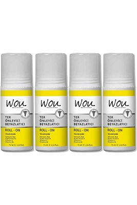 Roll-On Unisex Deodorant 75ML Ter Önleyici Beyazlatıcı (4 Lü Set) ürün fotoğrafı