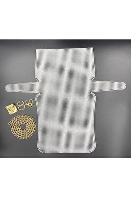 Büyük Plastik Kanvas Çanta Seti ürün fotoğrafı